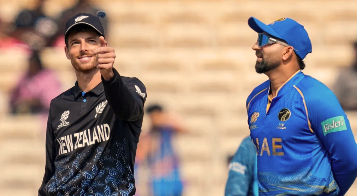 United Arab Emirates vs New Zealand cricket match latest update
