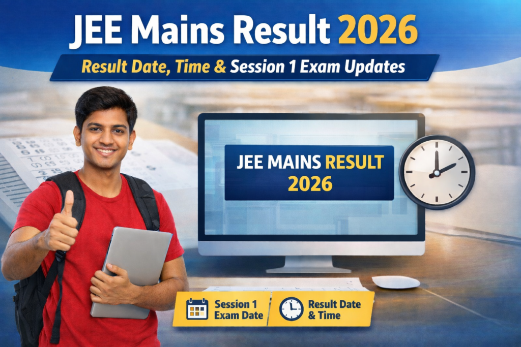 JEE Mains Result 2026 – Result Date, Time & Session 1 Exam Updates