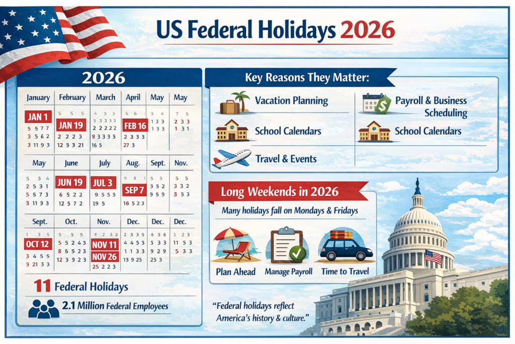 US Federal Holidays 2026
