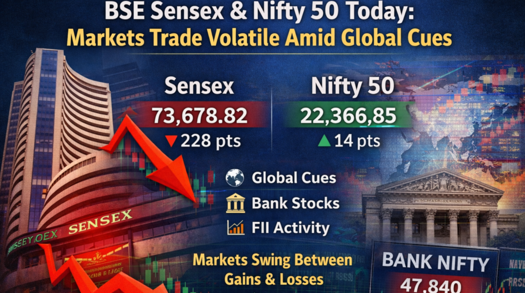 BSE Sensex & Nifty 50 Today