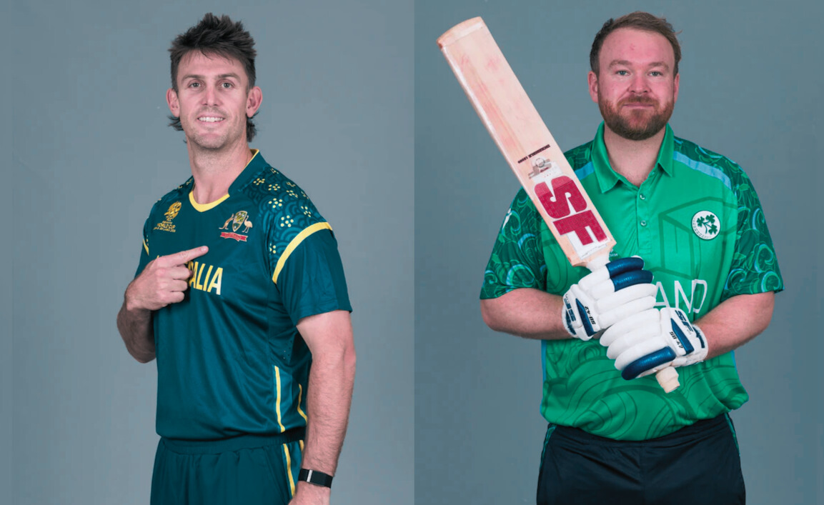 Australia vs Ireland cricket match scorecard with full batting and bowling details