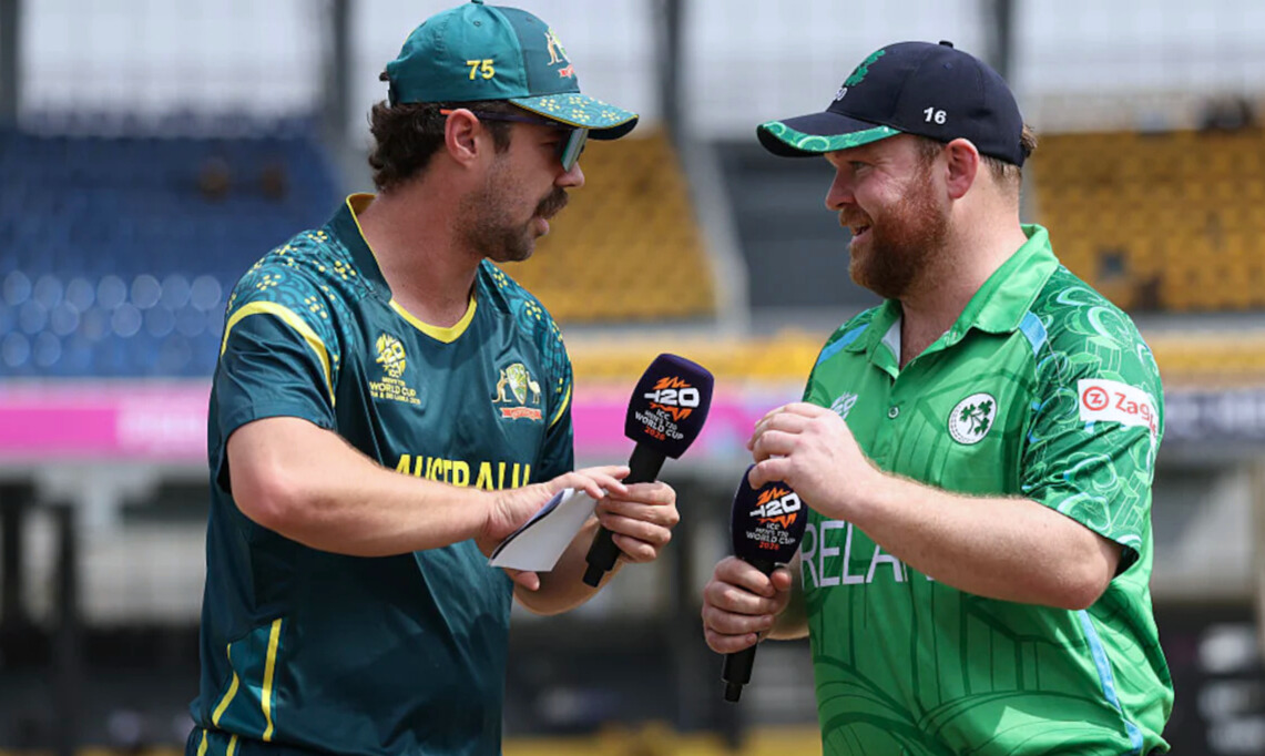 Australia vs Ireland T20WC match scorecard and live update