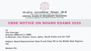 CBSE Board Exams Middle East Class 10: Updates, Exam Schedule, and Important Information for Students