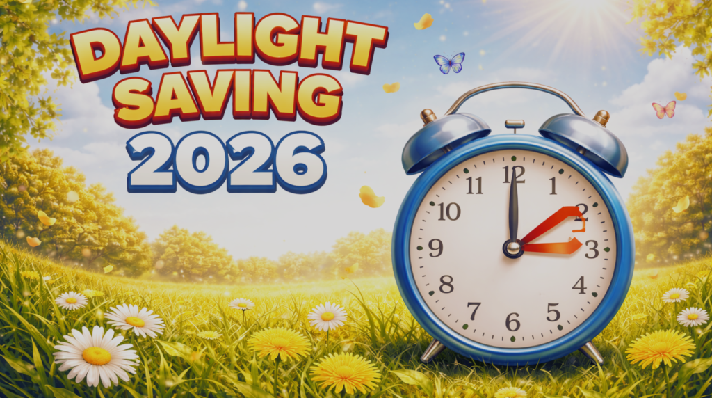 Daylight Saving Time 2026 Start and End Dates